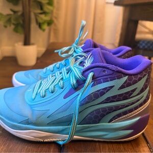 Puma Blue and Purple Athletic Shoes